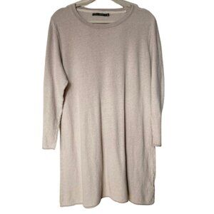 GUDRUN SJODEN Linen Cotton Tunic Dress